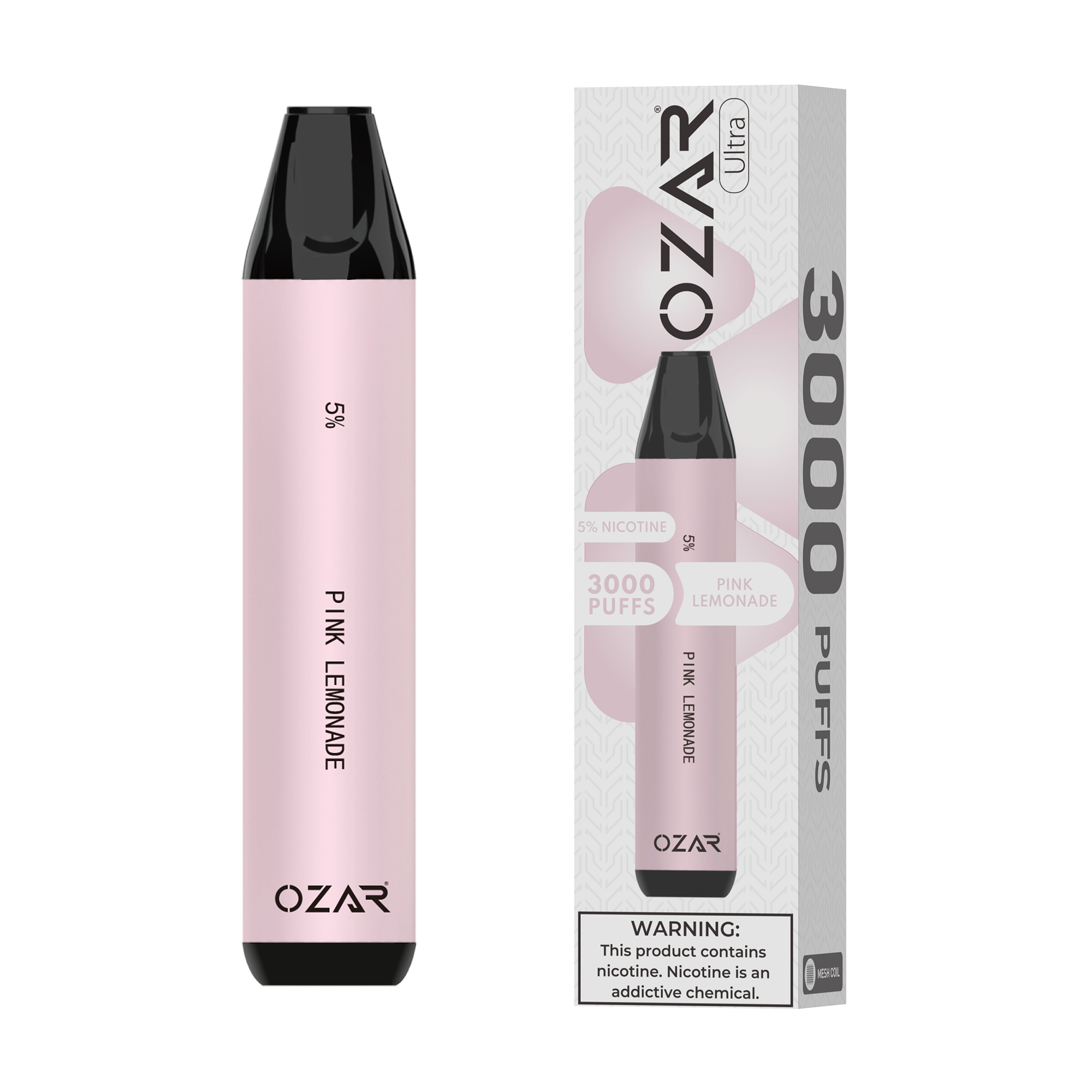 Ozar Ultra Disposable Vape Pink Lemonade 3000 Puffs